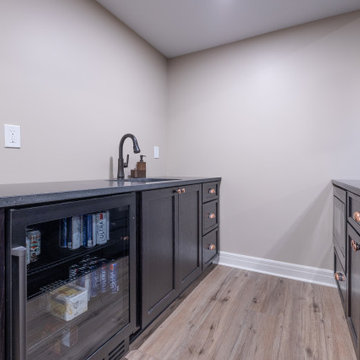 Basement Remodel with Family Room, Craft Studio, and More