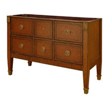 powder room vanity