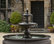 Caterina Outdoor Water Fountain in Basin, Aged Limestone