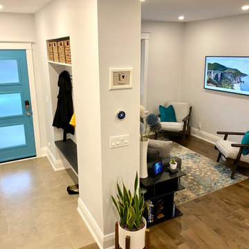 Riverdale Whole Home Reno - Living Room and Entry