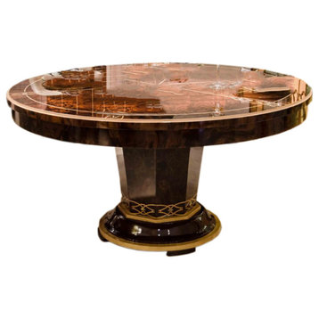 Infinity Burl Round Dining Table