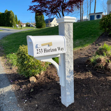 Granite Mailbox Posts