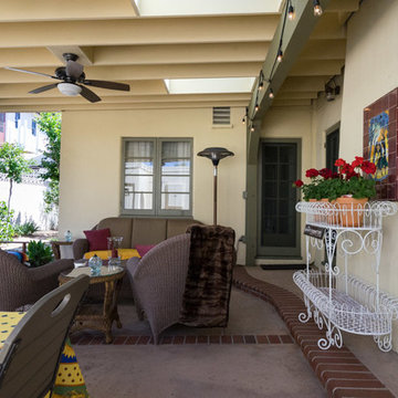 Side View of Large Attached Patio Renovation