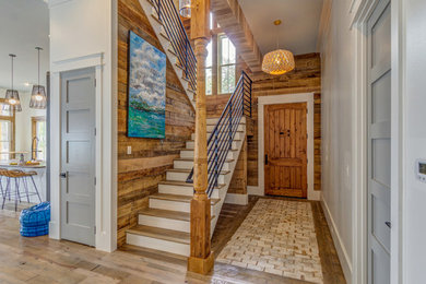Staircase - coastal staircase idea in Miami