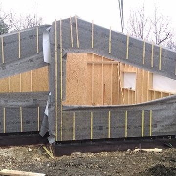 Construction d'une maison ossature bois - Rouffignac (24)