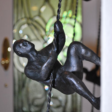 Formal Doors & Modern Wall Sculptures Mix