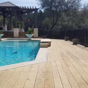 Ipe Deck Refinish & Lattice Replacement