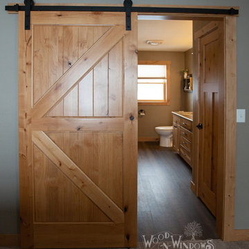Rustic Hickory Kitchen Cabinets