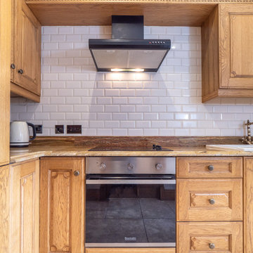 Classic, Sustainable-Wood Victorian Style Kitchen