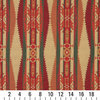 Red, Green, Biege and Orange Southwest Style Upholstery Fabric By The Yard