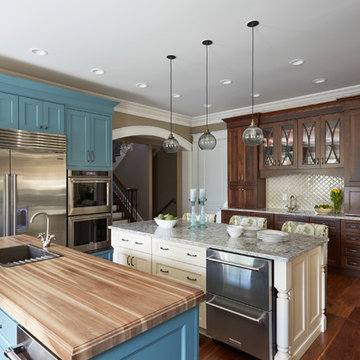 Award Winning Blue Kitchen
