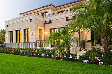 Transitional exterior in Orange County.