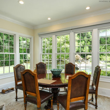 All New White Windows in Gorgeous Dining Room - Renewal by Andersen Georgia