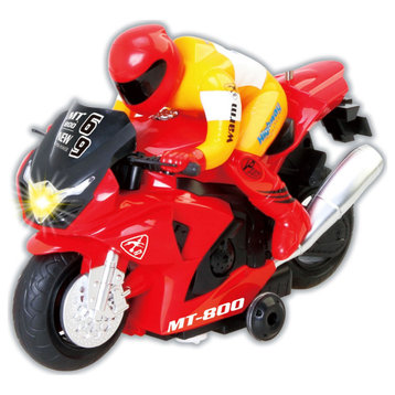 Rc Motocycle Remote Control Toy, Red