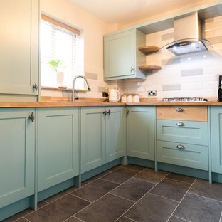 Dix blue shaker kitchen