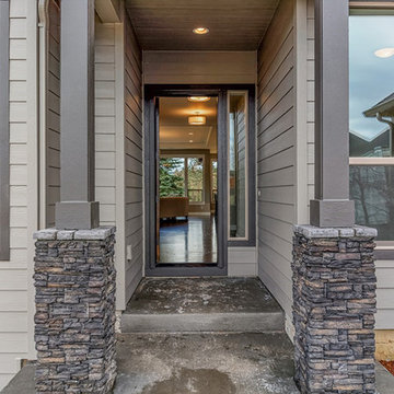 Covered Entryway - The Trailhead - Modern American Craftsman