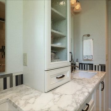 2015 spring. Bathrooms with Pacific NW Cabinetry