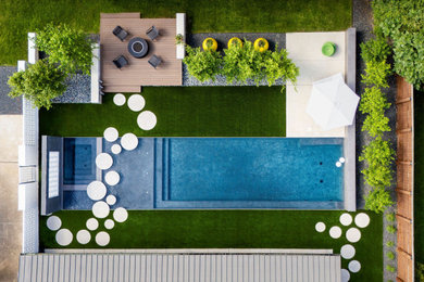 Inspiration for a 1950s home design remodel in Dallas