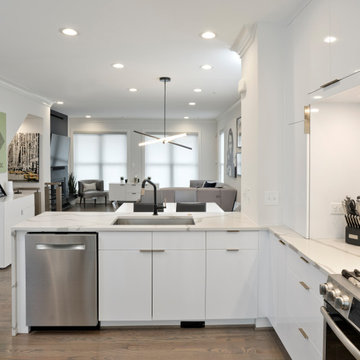 Modern Kitchen and Living Space in Navy Yard