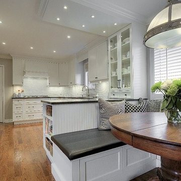 Elmwood Transitional White Kitchens