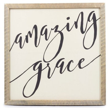 Framed Canvas Print "Amazing Grace", 24x24
