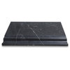 Nero Marquina Black Marble Skirting Baseboard Trim Molding Polished, 1 piece