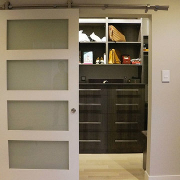 Custom Designed Cabinetry in Custom Built Modern Home