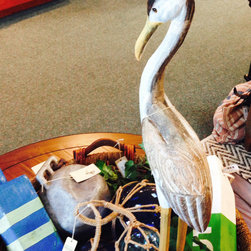 Sandhill Crane Wood Carving - Decorative Objects And Figurines