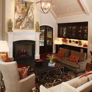 Old Meets New Build: Living Room