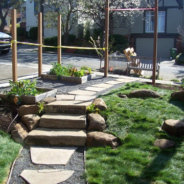 Oakland Entry Garden with Edibles