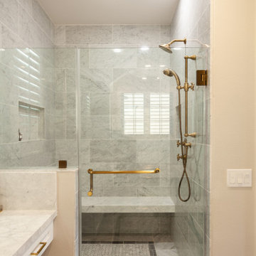 Elegant Kitchen, Living room & Bathroom remodel in Irvine, CA