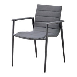 Core Dining Chair Armchair Greey - Outdoor Dining Chairs