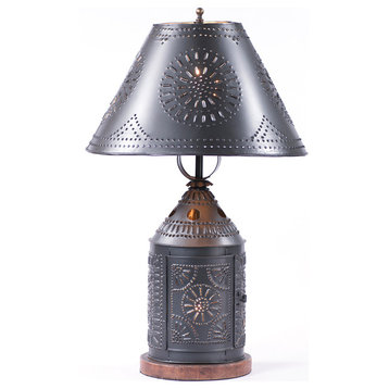 Tinner's Revere Lamp with Shade