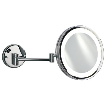 Afina 5X Magnifying Mirror. Wall Mount