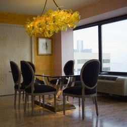 Gold Cirrus chandelier - Chandeliers