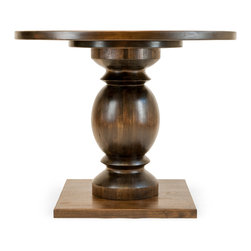 Walnut Table with Turned Base - Products