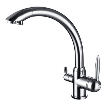 Pavia Chrome Stylish Water Mixer Kitchen Faucet