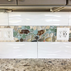 A Closer Look at the Custom Mosaic Backsplash - Mosaic Tile