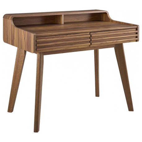 Walnut Render Writing Desk