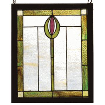 Meyda Tiffany 98100 Arts & Crafts Stained Glass Tiffany Window