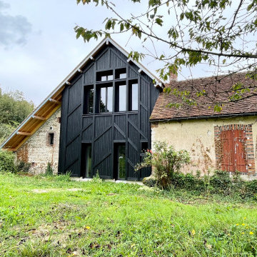 transformation d'une façade d'une maison