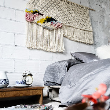 Eclectic Loft Deco styling and Macrame