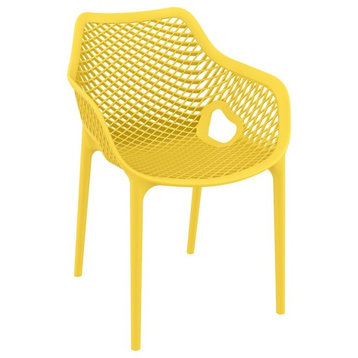 Compamia Air Dining Armchair, Set of 2, Yellow