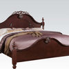 Acme Gwyneth King Poster Bed, Cherry