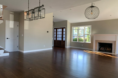 Arts and crafts family room photo in San Francisco
