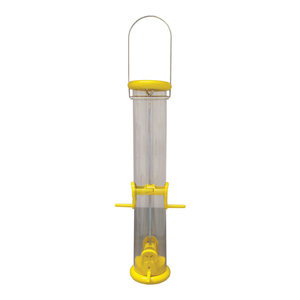Droll Yankees 12 Onyx Sunflower Tube Feeder With Removable Base