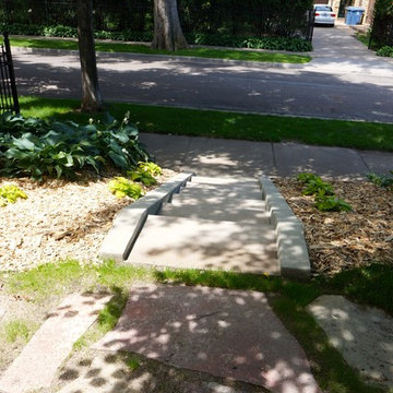 Old-fashioned Landscape Stairway