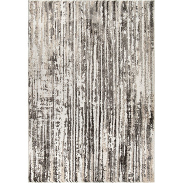 Palmetto Living by Orian Mystical Birchtree Ivory Area Rug, 5'3"x7'6"