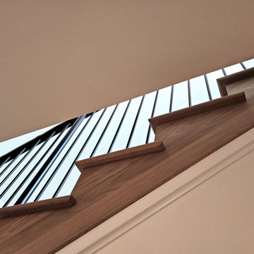 Project #119 | White Oak Staircase with Stacked Bullnose Detail