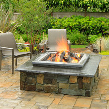 2017 outdoor firepit grill area